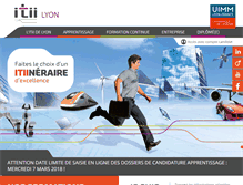 Tablet Screenshot of itii-lyon.fr